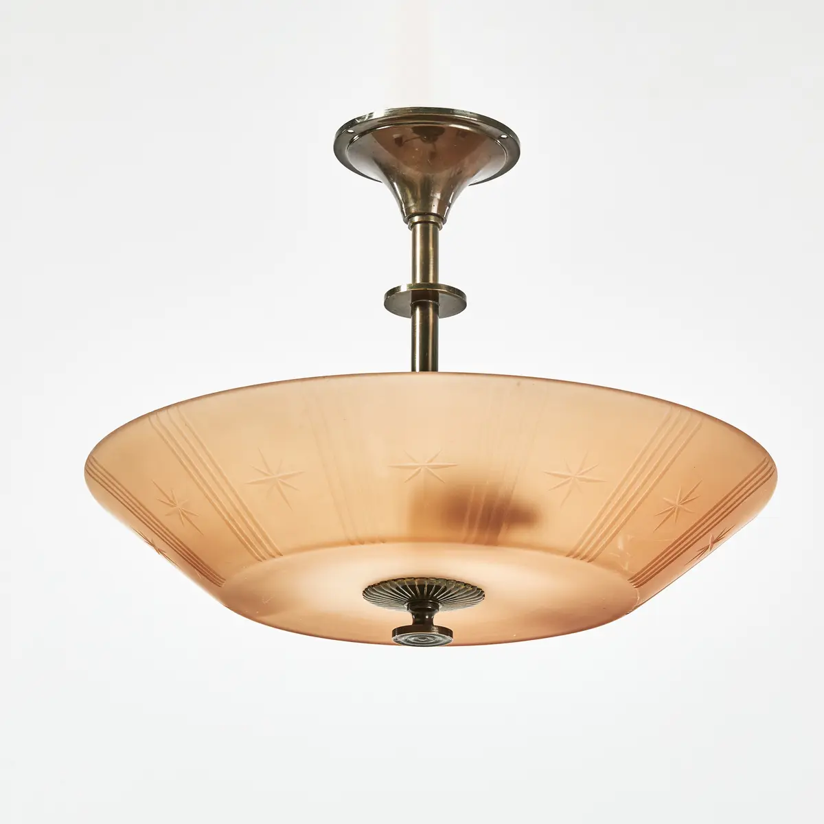 HARALD NOTINI. Taklampa, Arvid Böhlmarks Lampfabrik, 1930-tal, Swedish