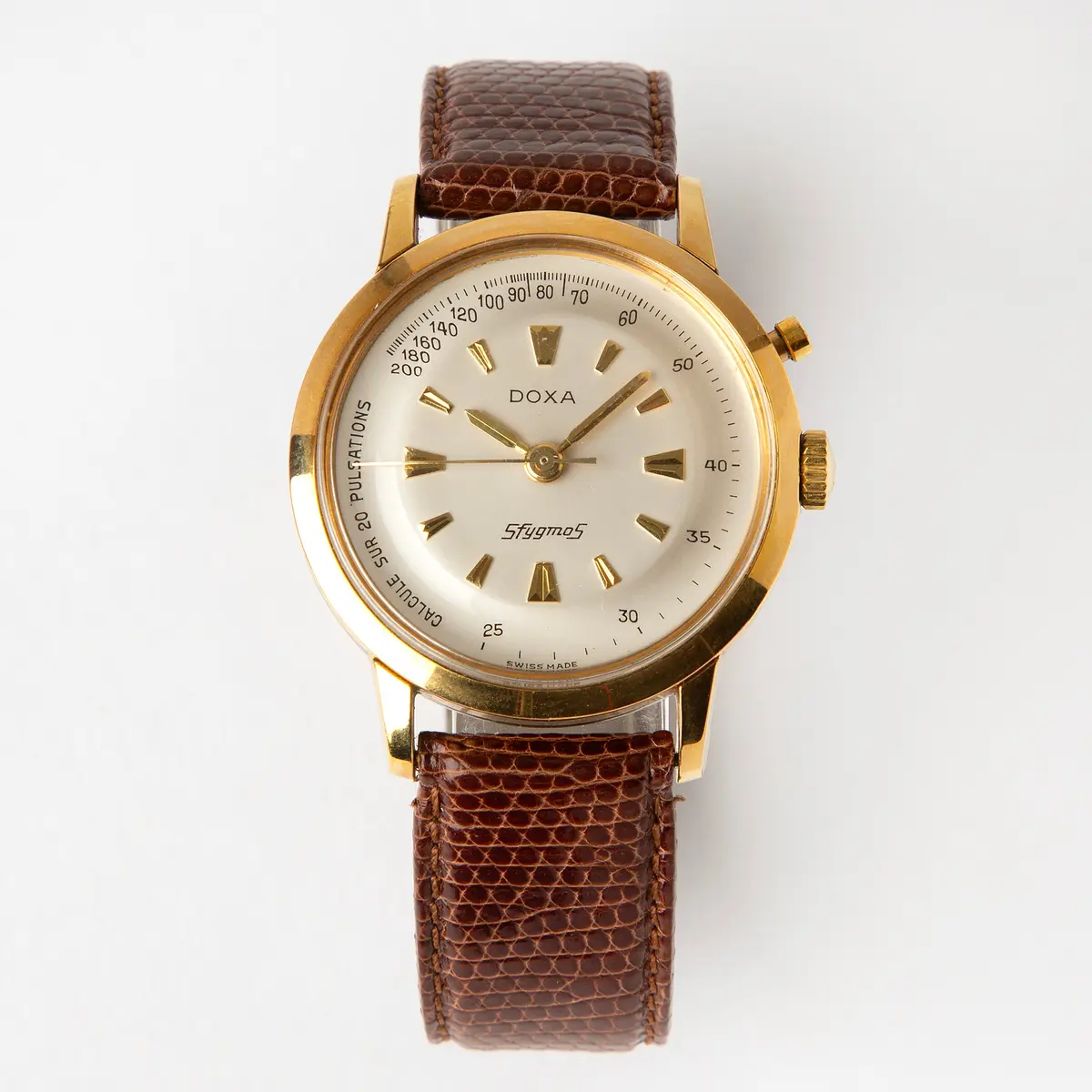 DOXA, Sfygmos, Doctors Watch, "Pulsations", armbandsur, 35 mm, doublé