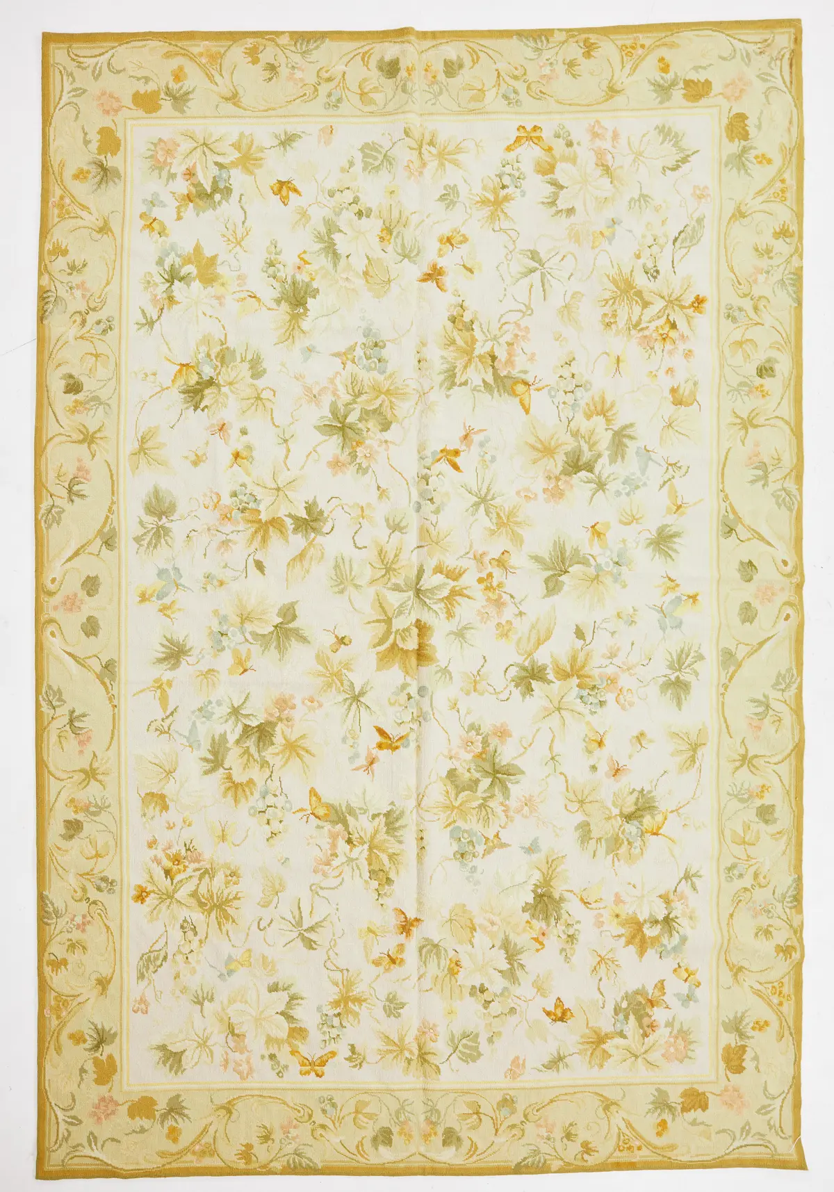 MATTA. Gobeläng, Aubusson, ull, uppfodrad med bomull, ca 275x182 cm.
