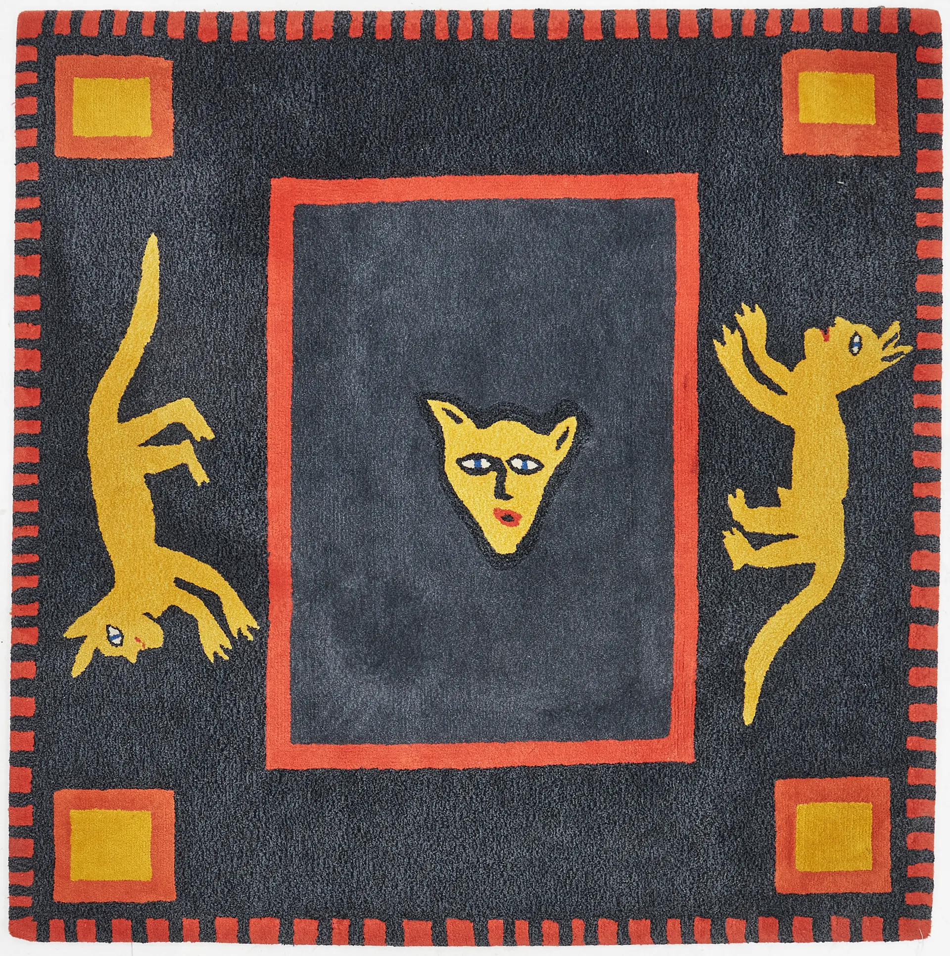 ULRICA HYDMAN-VALLIEN. Matta, "Cat", floss, limiterad upplaga, numrerad 75/100.
