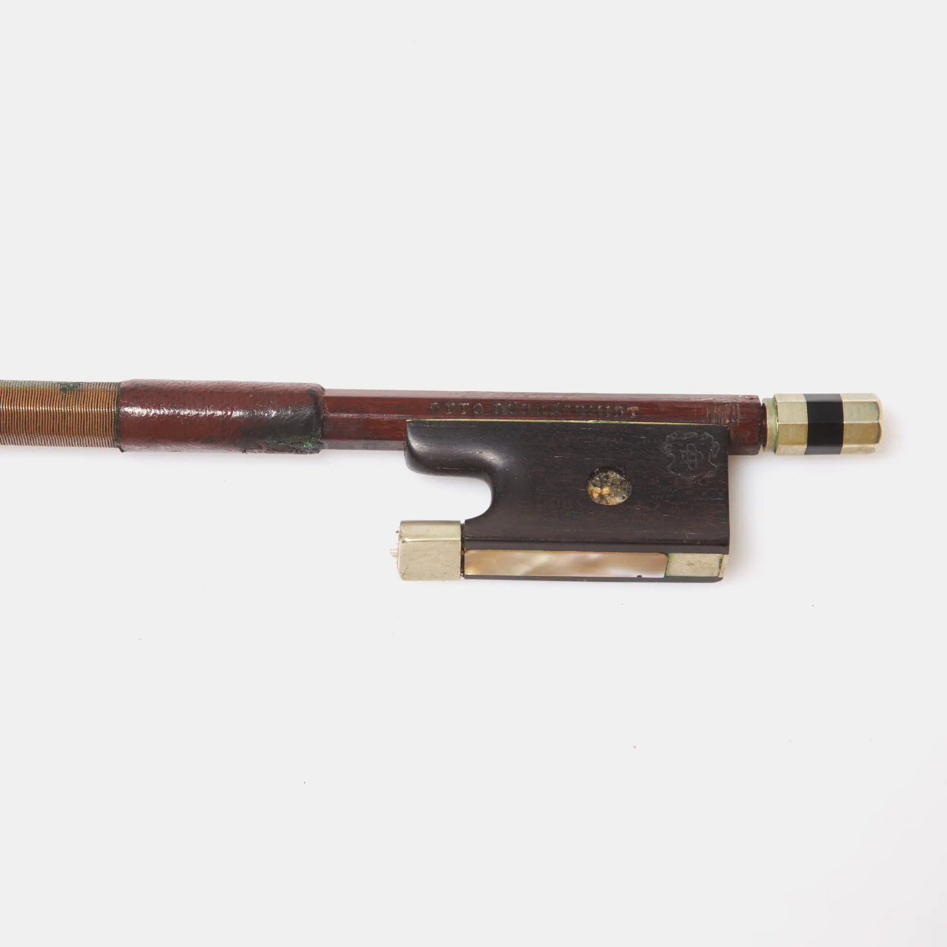 VIOLINSTRÅKE. "Otto Durrschmidt", Markneukirchen, oktagonal, renoveringsobjekt.