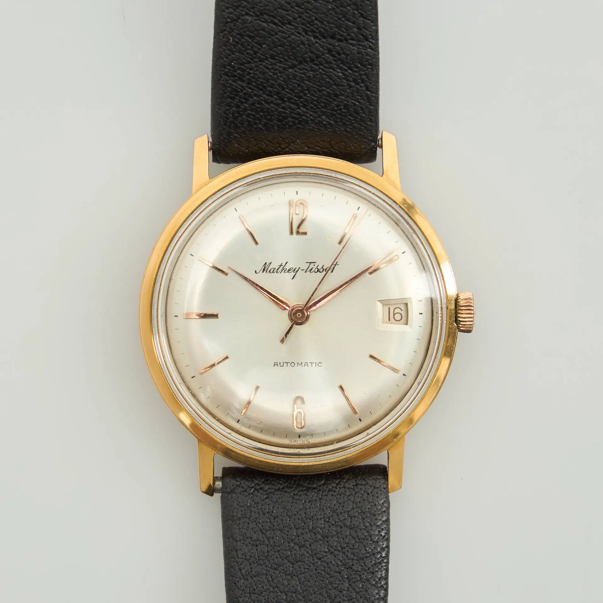 MATHEY-TISSOT, armbandsur, automatisk, cal. 1700/01, 34 mm, ca 1960-tal.