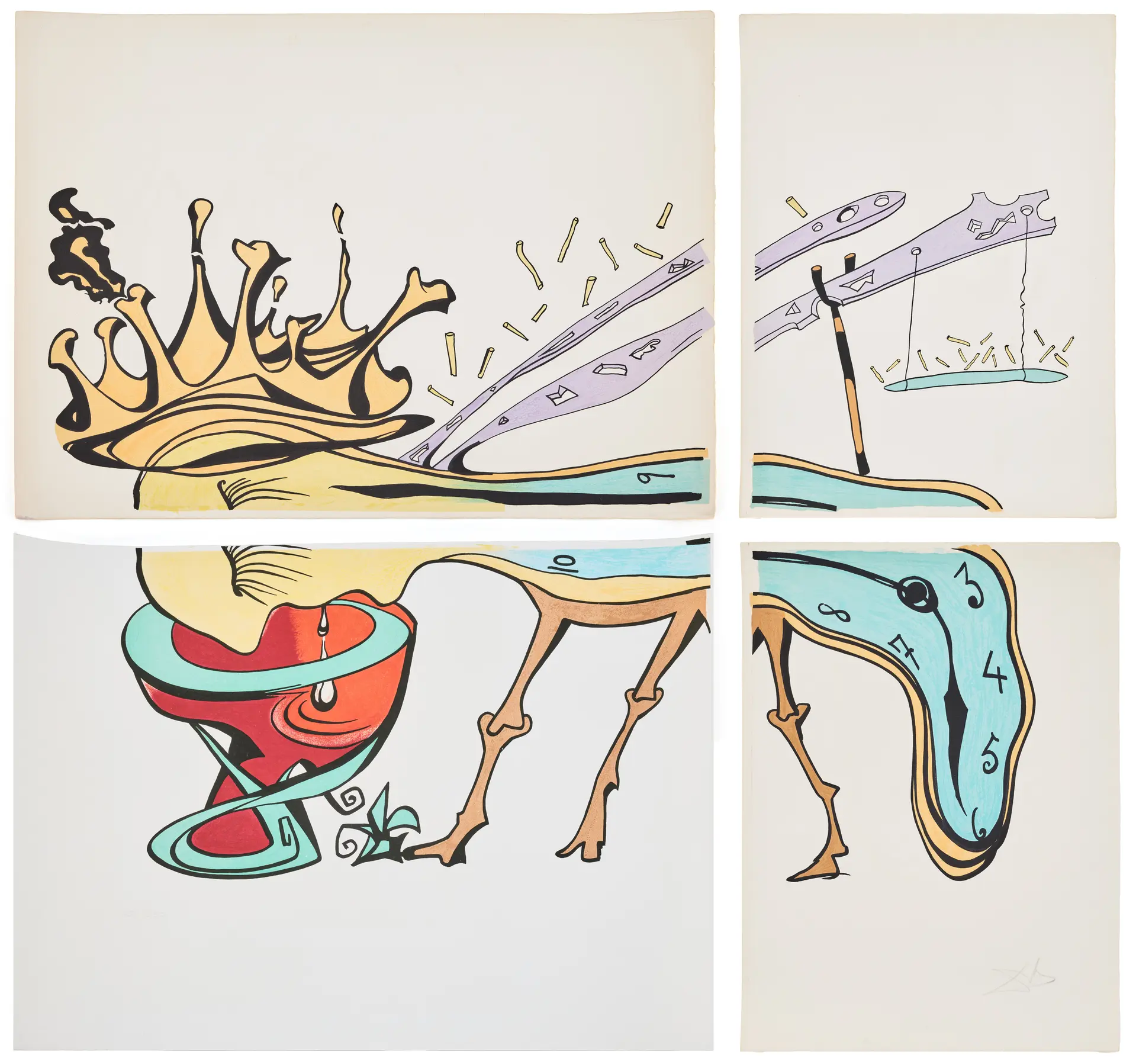 SALVADOR DALÍ. "Royal Insect".
