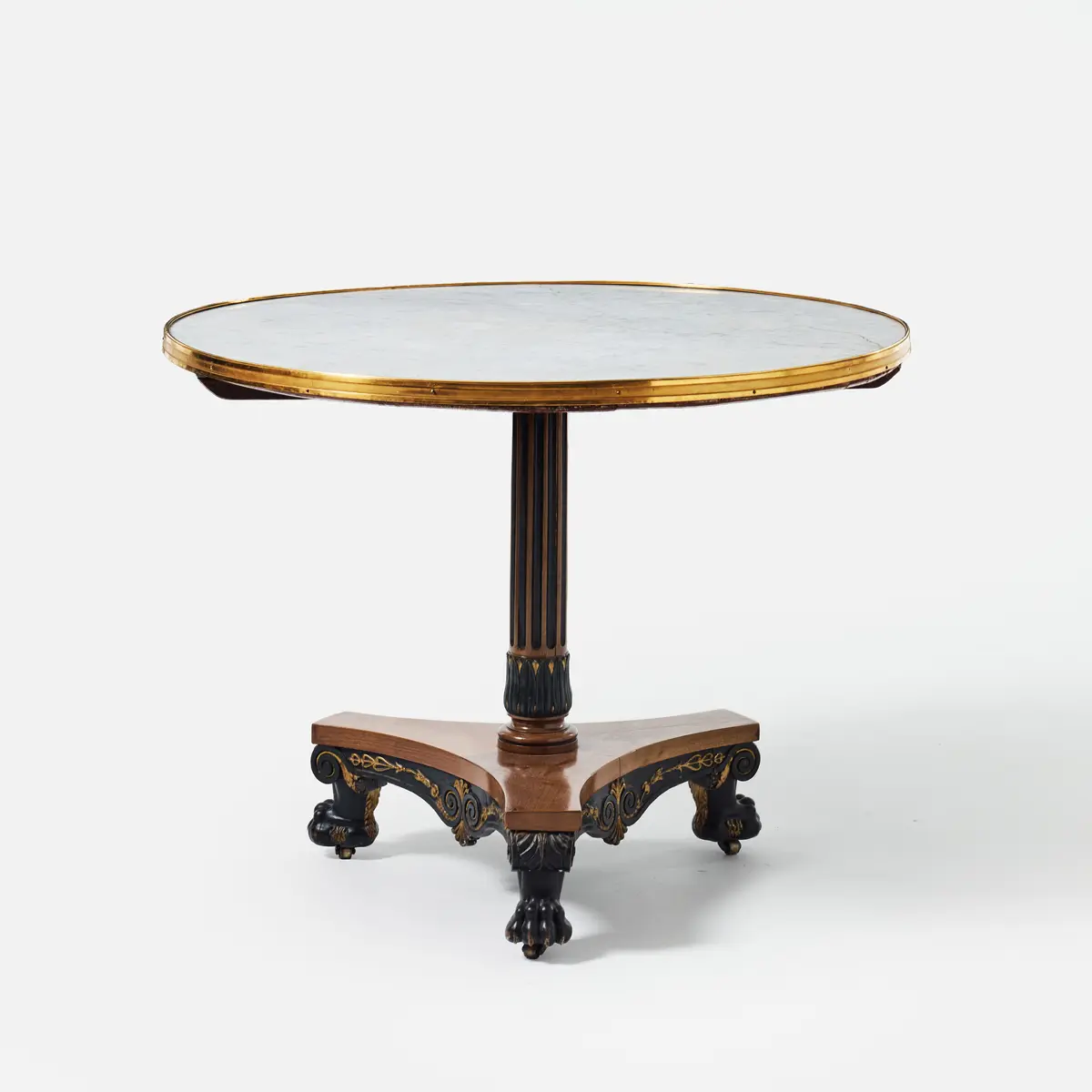 SALONGSBORD, empire, Frankrike 1800-talets första början, fanerat