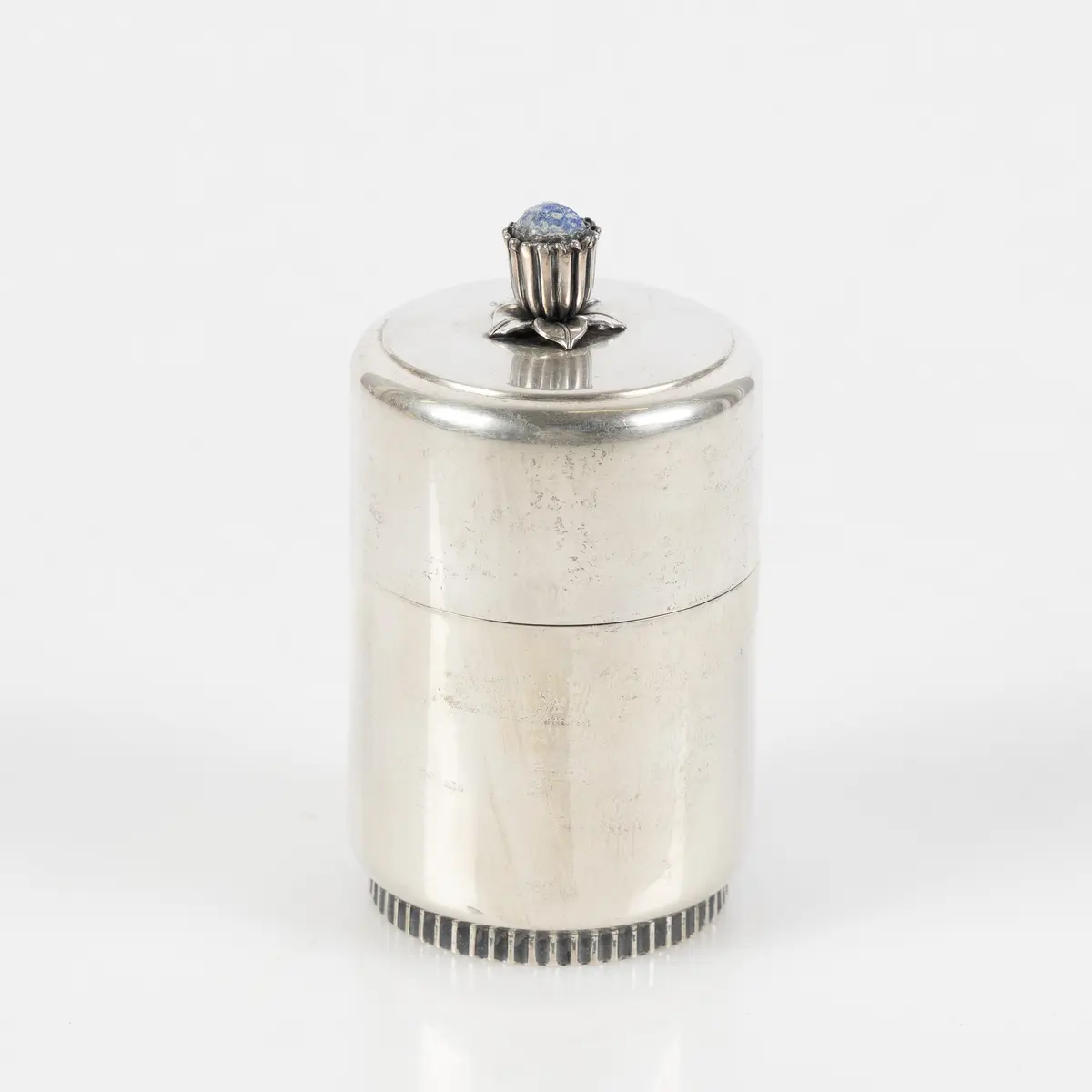 TORE ELDH. Dosa med lock, Ceson Guldvaru Ab, Göteborg, 1951, silver
