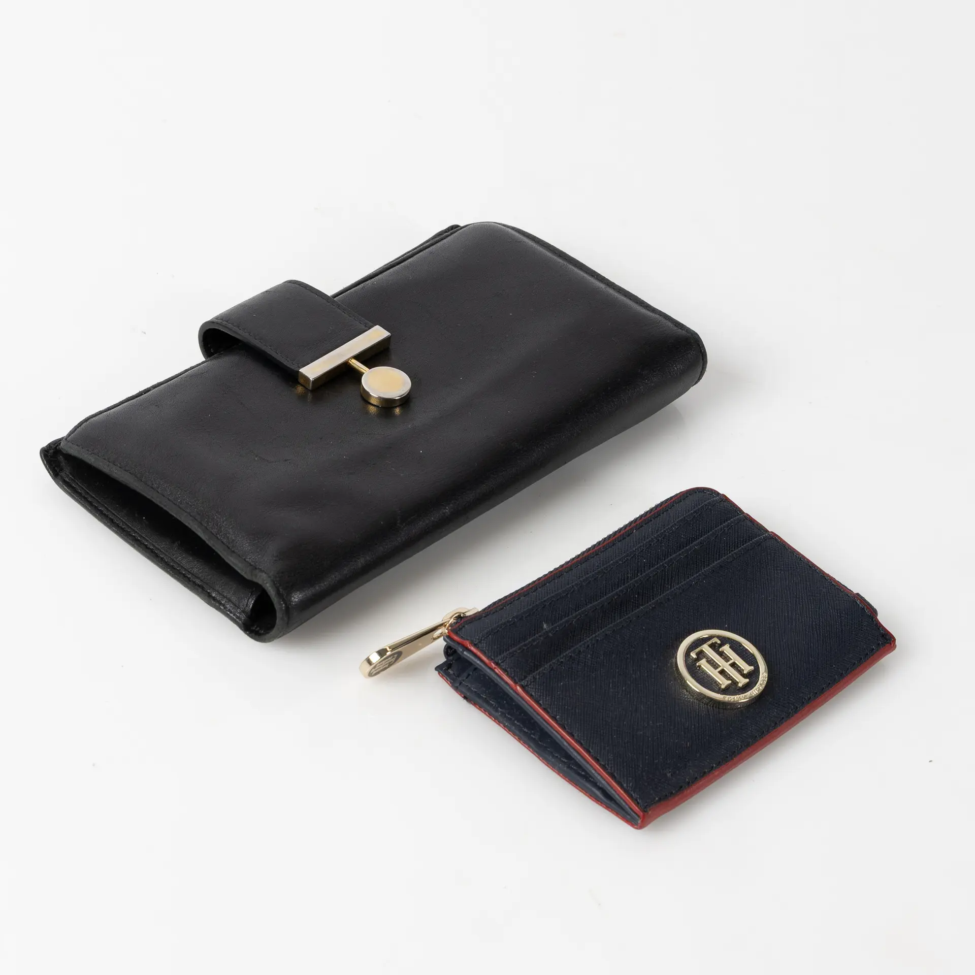 SVENSKT TENN, Plånbok läder samt TOMMY HILFIGER plånbok.