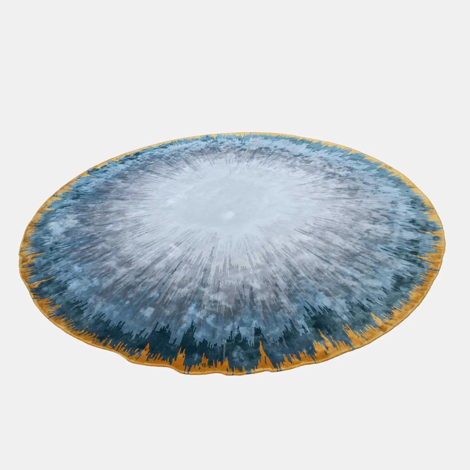 Riviere a 'Rothko Blue' rug