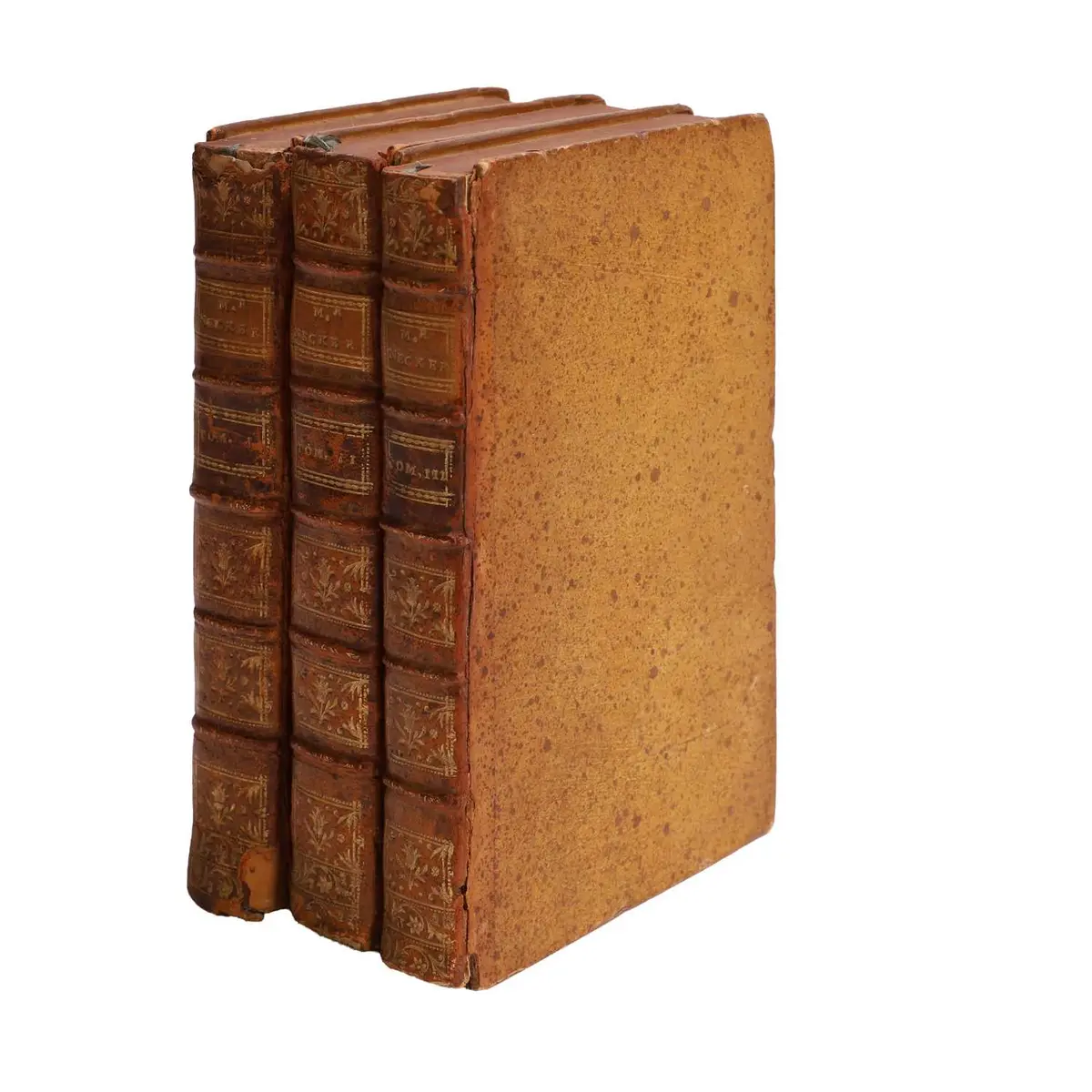 NECKER (Jacques): De L'administration des finances de la France, in 3 Vols.