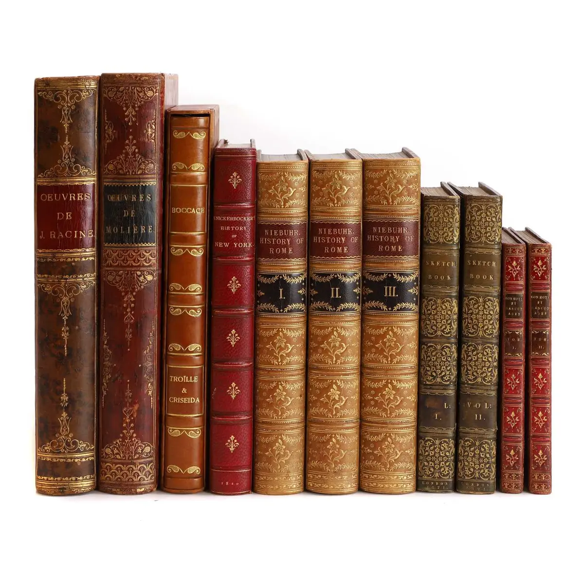 SIGNED BINDINGS: Niebuhr, B. G: The History of Rome, in 3 Vols. 1837-42.