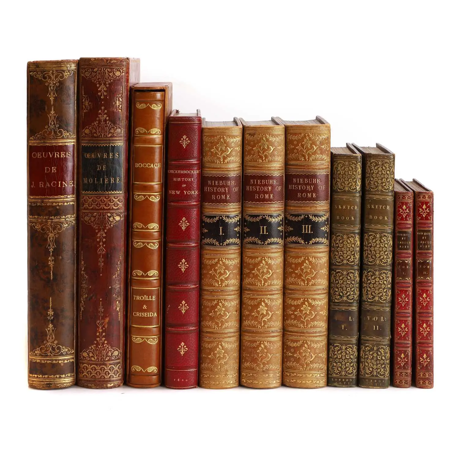 SIGNED BINDINGS: Niebuhr, B. G: The History of Rome, in 3 Vols. 1837-42.