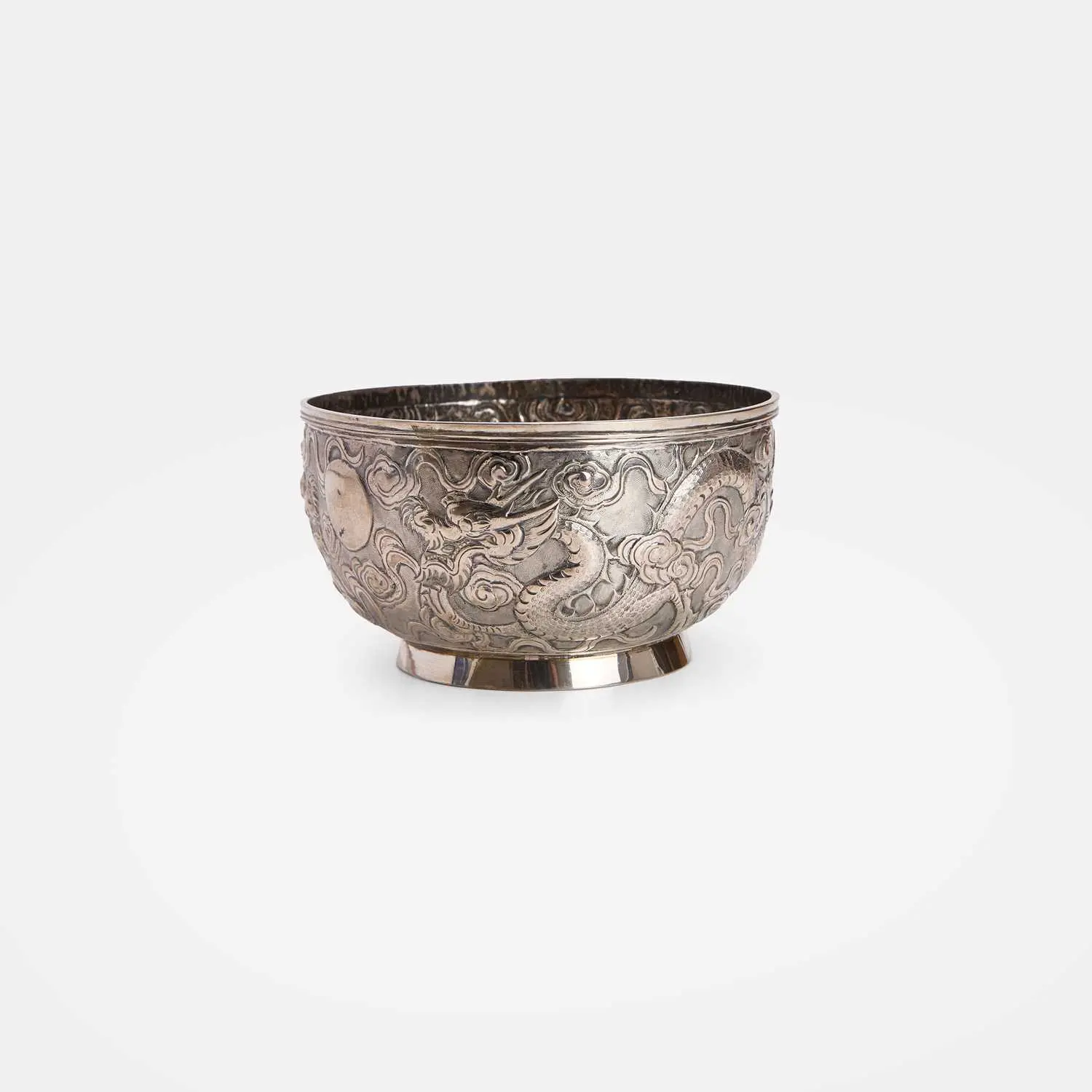 A Chinese export silver bowl early 20th century