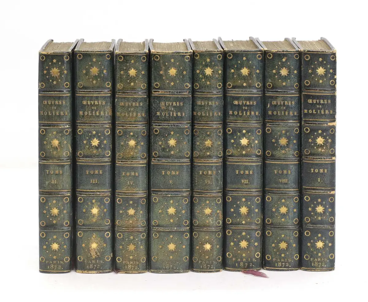 MOLIERE: Les Oeuvres de Moliere, Avec notes et variantes par Alphonse Pauly