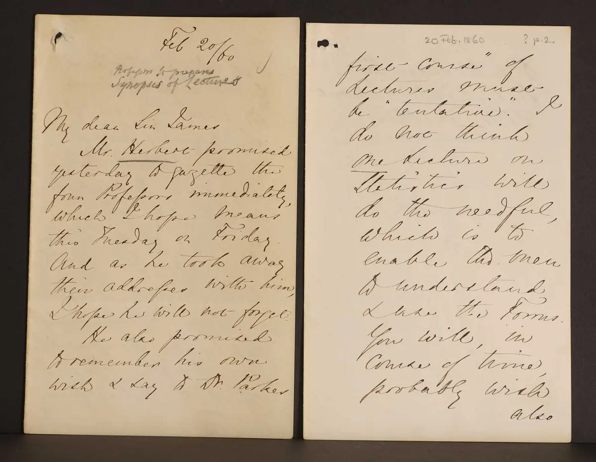Florence NIGHTINGALE- Autograph Letter INITIALLED (To Sir James Clark).