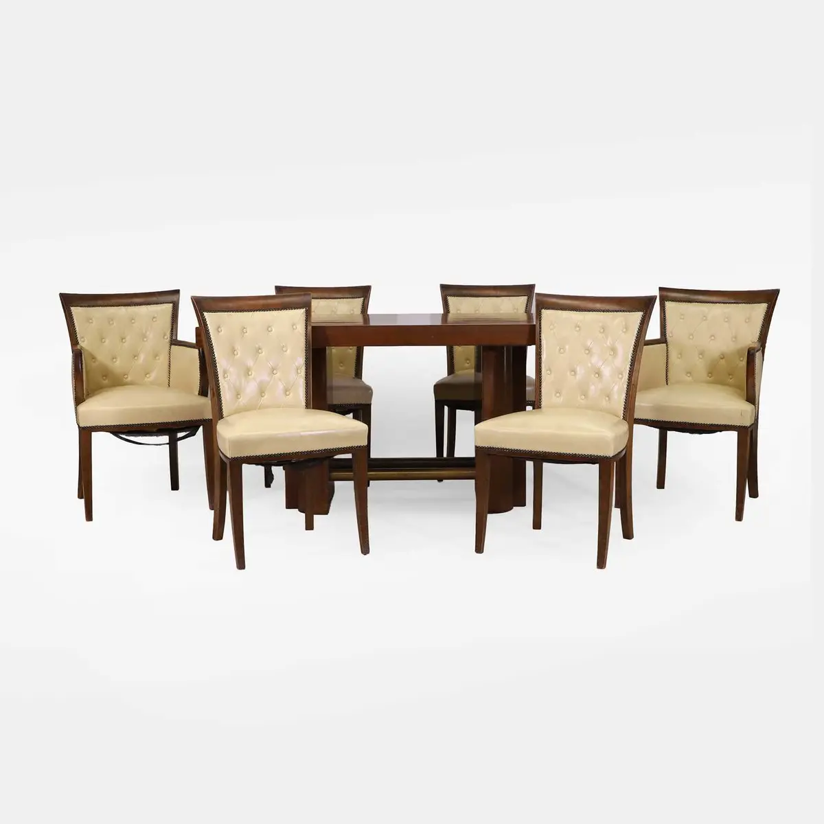 Art Deco a dining table and chairs