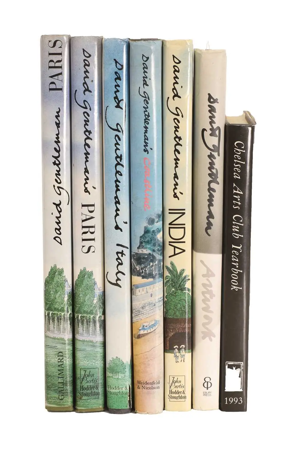 Gentleman, David (Six SIGNED vols.): 1- David Gentleman's INDIA.