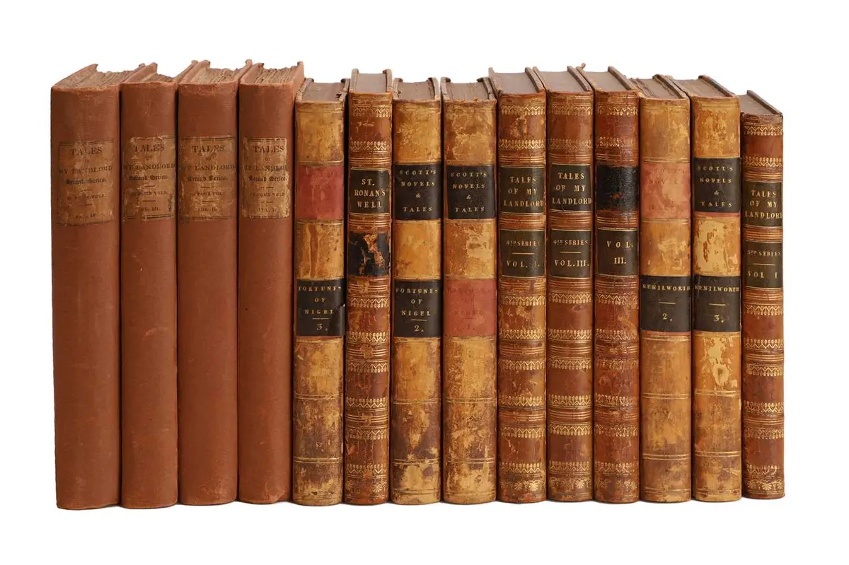 SCOTT, Sir Walter: Nine First Editions