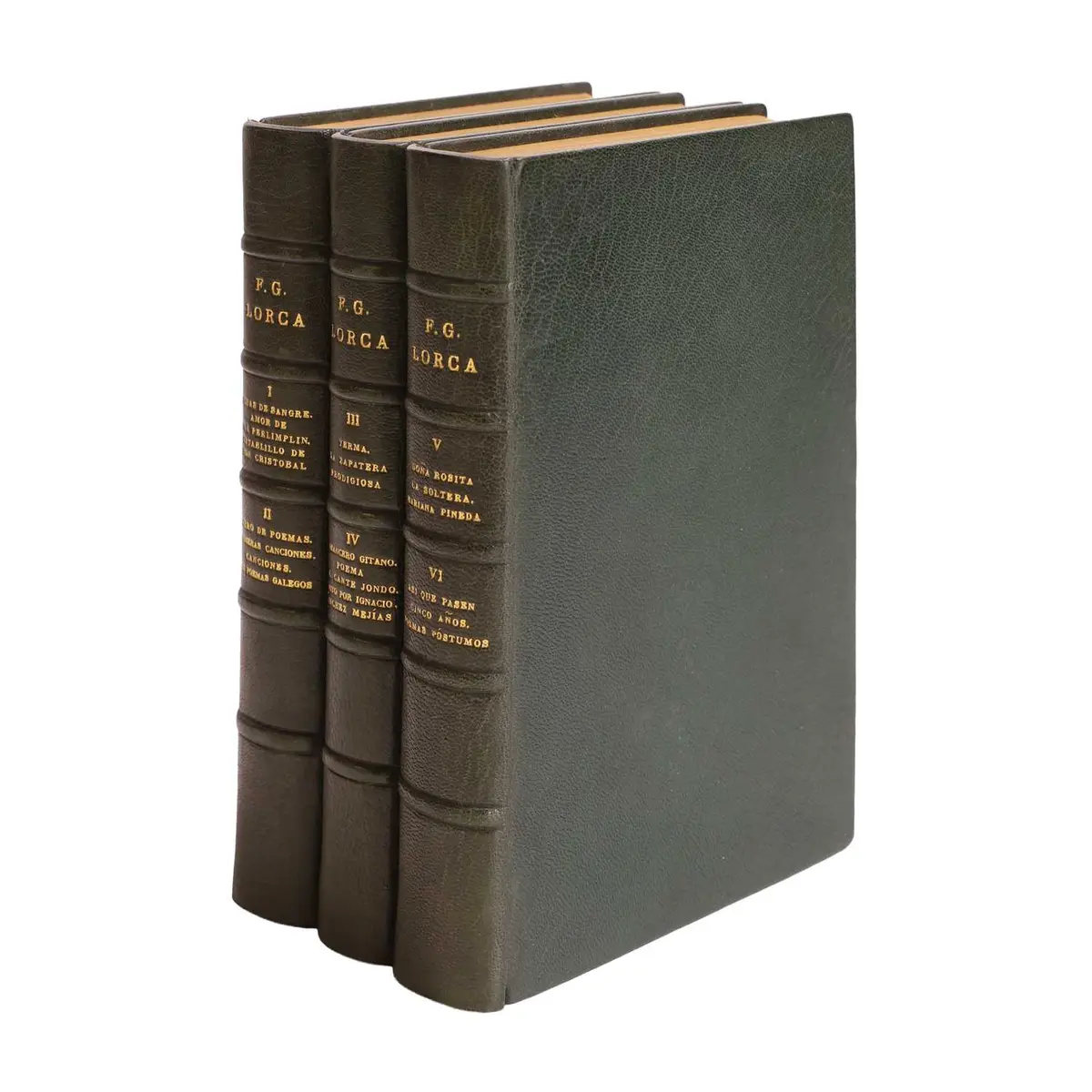 Federico García Lorca: Completas Obras. (Complete works), 6 Vols. Bound in 3.