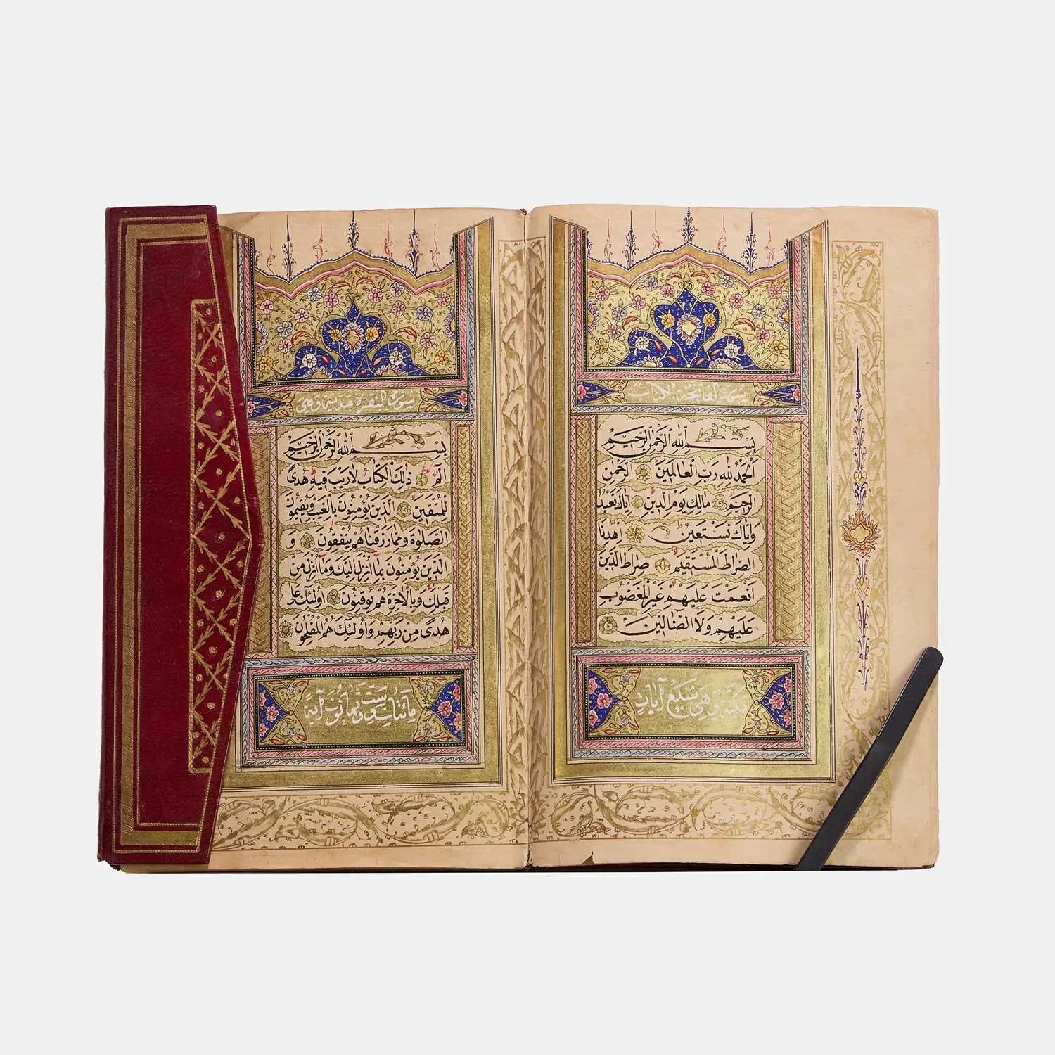 An Ottoman illuminated Qur'an dated 1282 AH (1865-66 CE), Ottoman Turkey