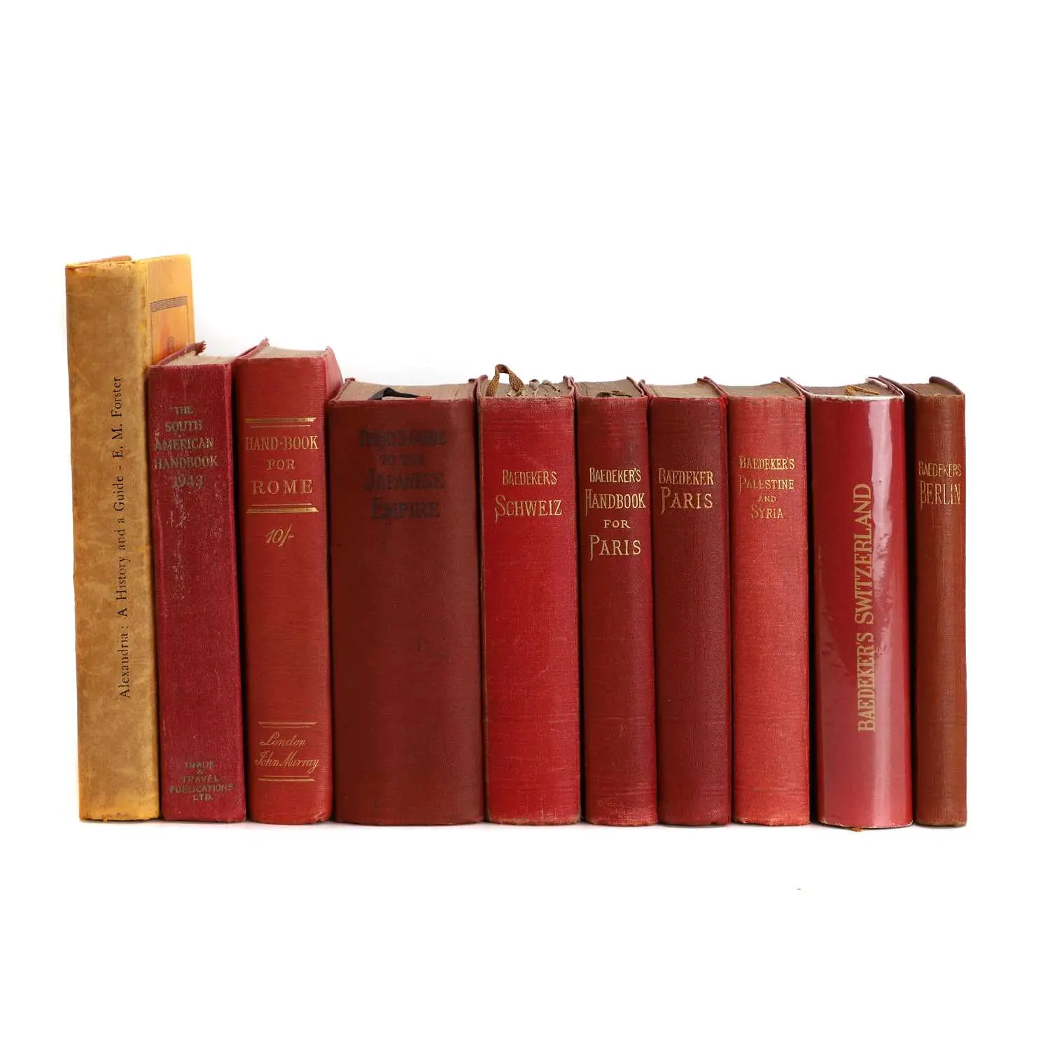 GUIDE BOOKS- Baedeker: 1- Baedeker, Karl: Palestine and Syria. 1912.