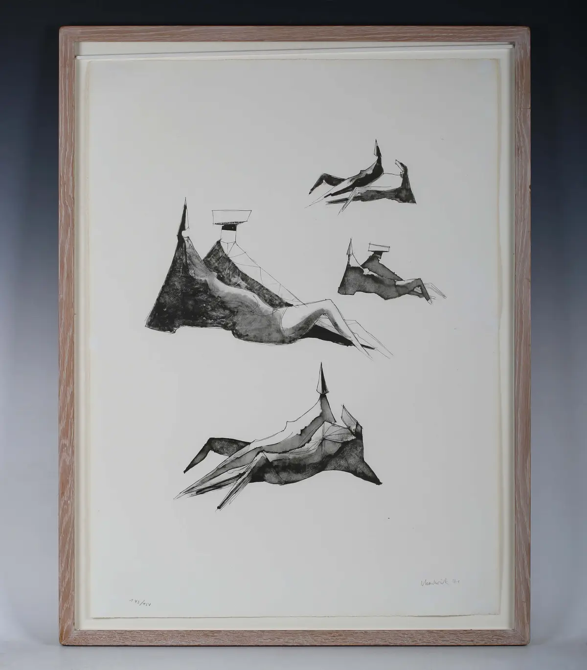 Lynn Chadwick (British 1914-2003) - Two reclining figures, lithograph