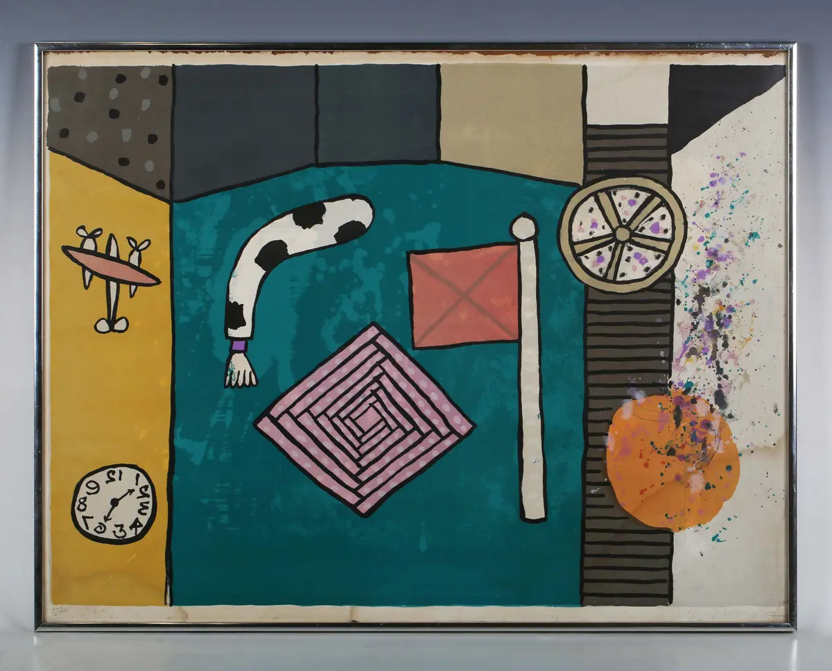 Alan Davie (Scottish 1920-2014) - Magic Picture No. 1, colour screenprint