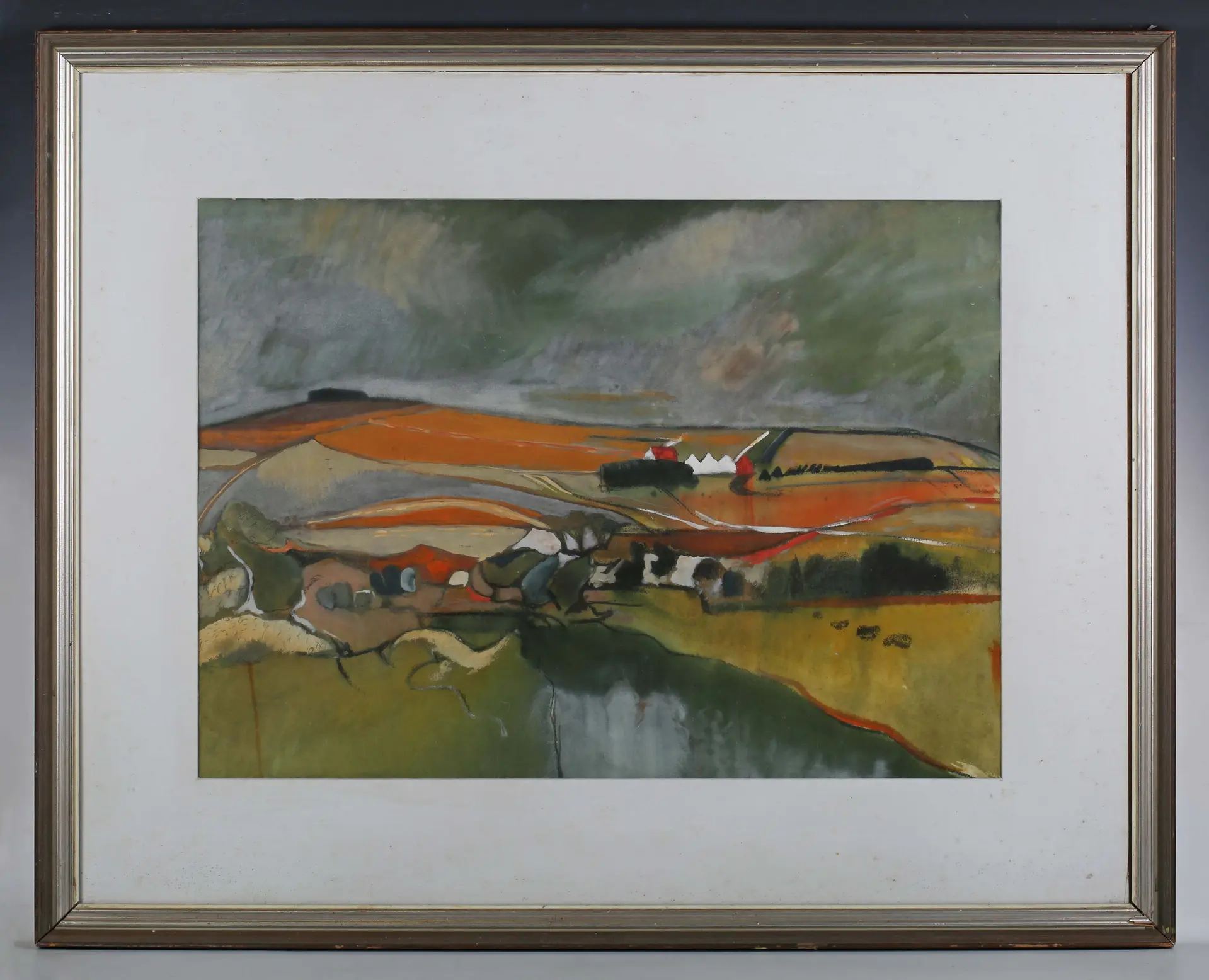 David McLeod Martin - ‘Towards Glen Luce’, watercolour, gouache and