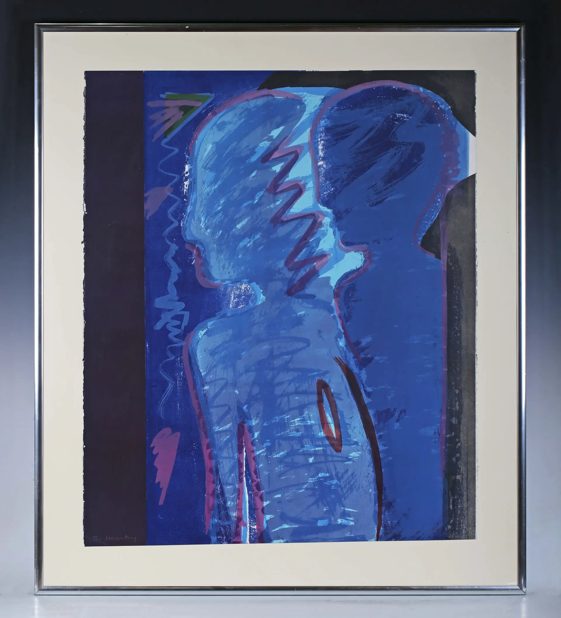 Elaine Kowalsky (1948-2005) - ‘The Haunting’, colour lithograph, 1988