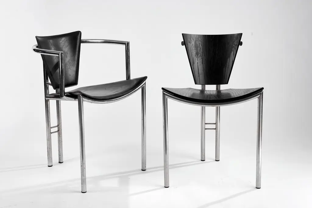 Ronald Cecil SPORTES (1943-2025). Deux chaises de la Collection Sum