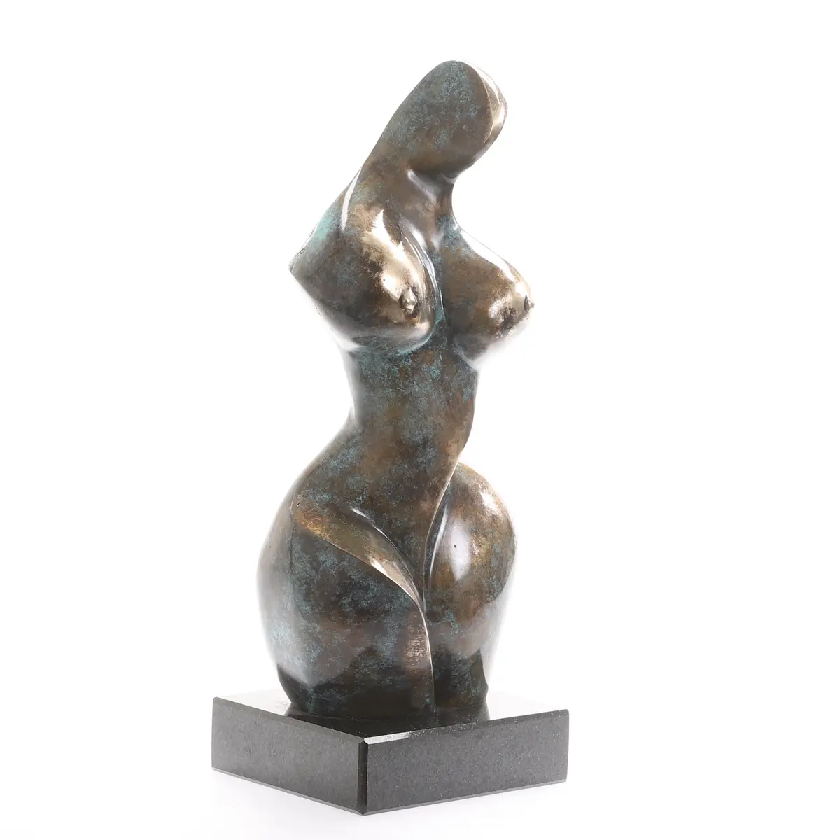 STAN WYS. Skulptur, brons, signerad.