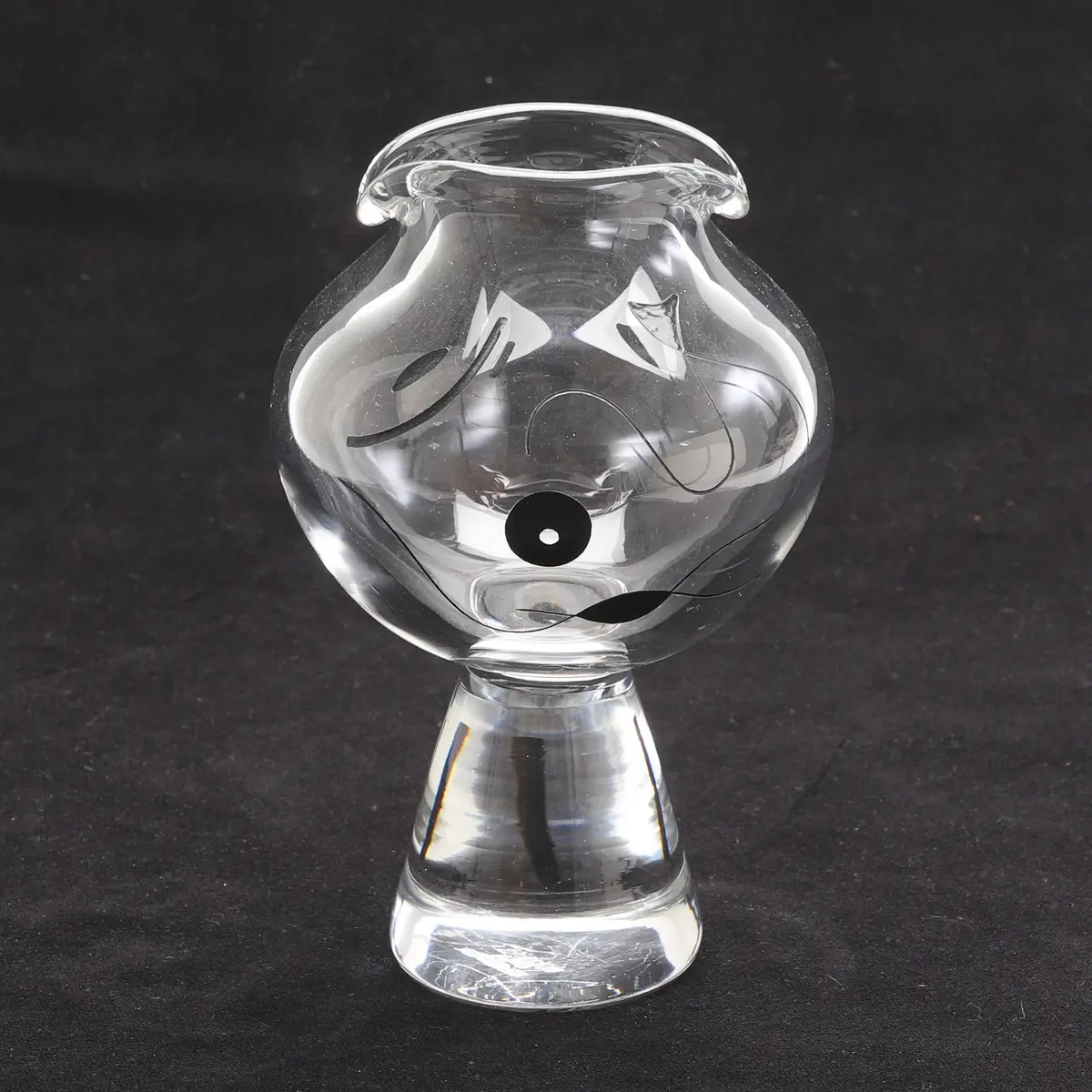 BENGT ORUP. Vas, glas, "Grapa", Johansfors.