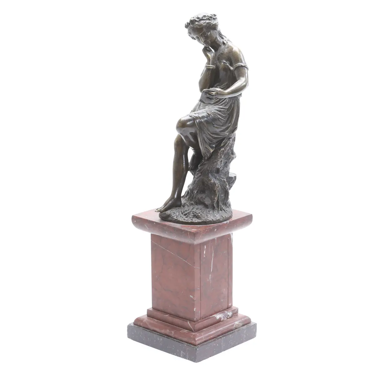 SKULPTUR, brons, signerad.