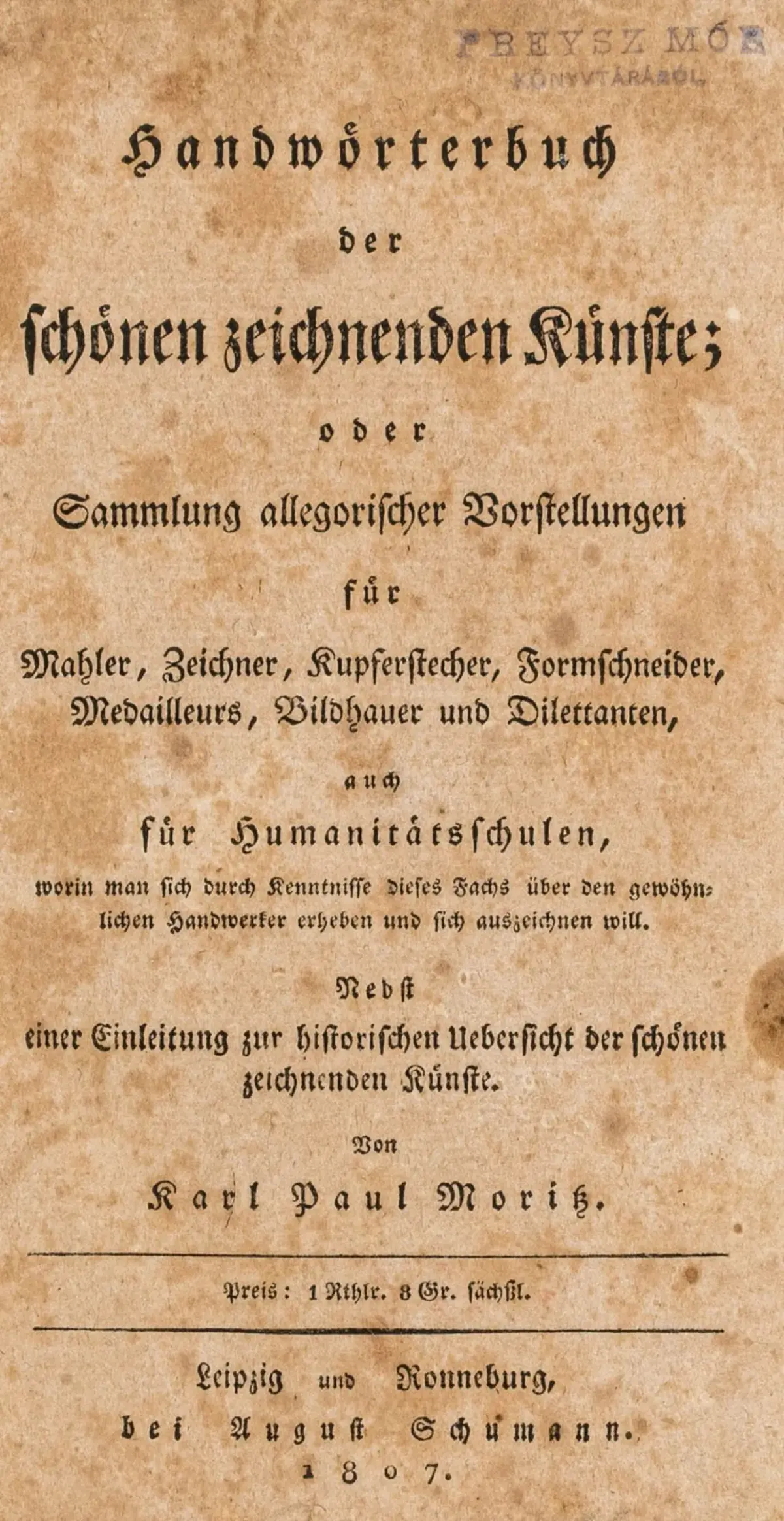 Moritz, Karl Paul