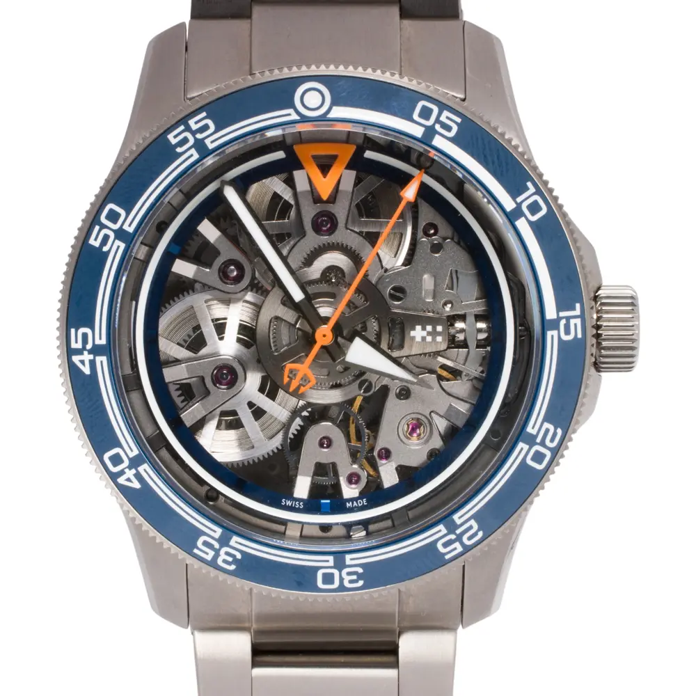 A Christopher Ward C60 Concept titanium watch