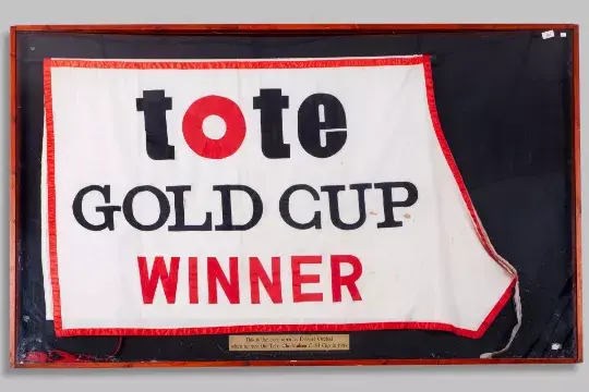 Desert Orchid's 1989 Cheltenham Gold Cup winner's sheet