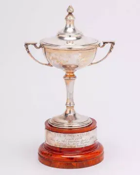 The trophy for the 1970 Epsom Oaks won by Mrs Stanhope Joel's filly Lupe