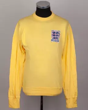 Ray Clemence a yellow No.1 England v Wales Under 23 match worn goalkeepers