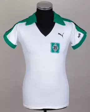 Christian Kulick white, green and black No.12 Borussia Monchengladbach