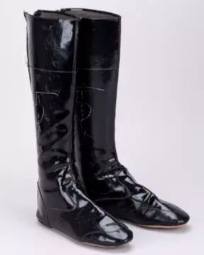 The signed riding boots worn by A P McCoy when riding his 4,000th