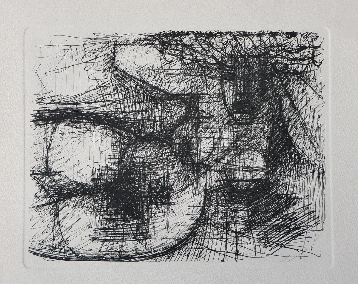 Marcel GROMAIRE : Modèle nu couché, Gravure, 1952
