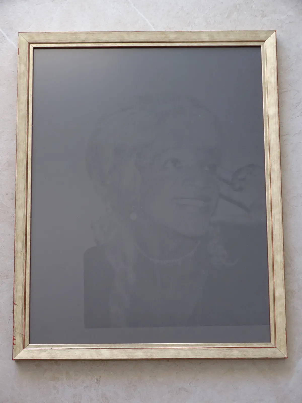 Andy WARHOL - Lady, sérigraphie - Tampon au dos
