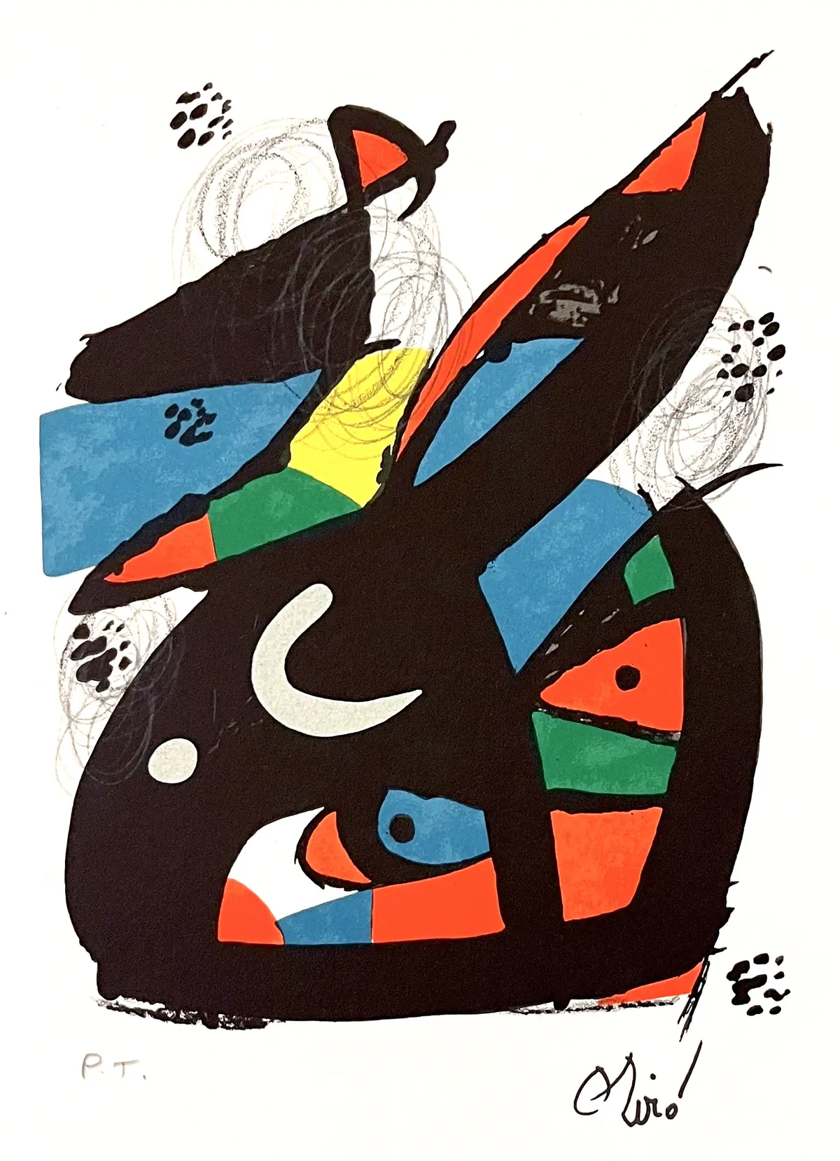Joan MIRÓ - La mélodie acide, 1980 - lithographie originale