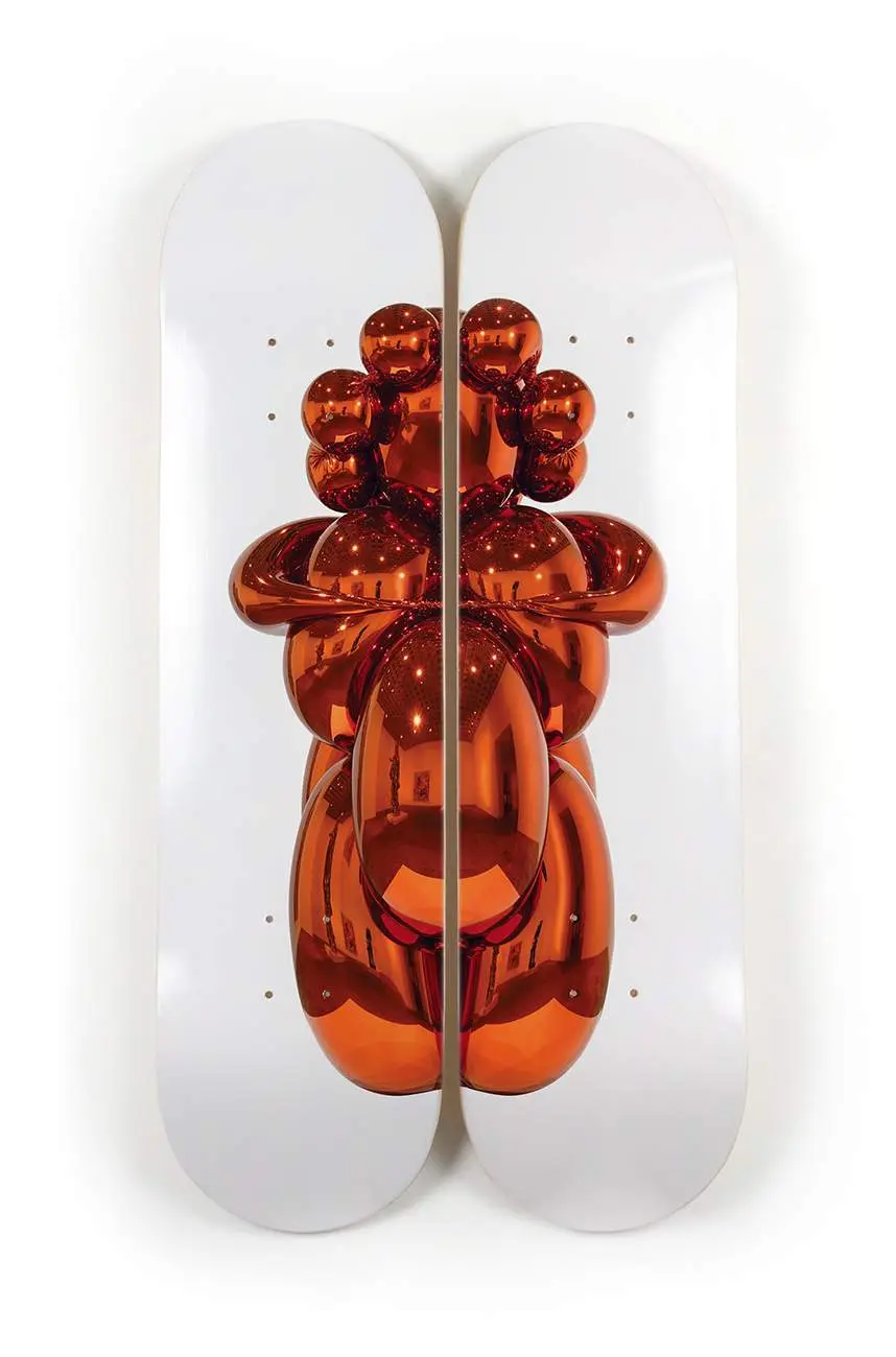 Jeff Koons - Balloon Venus, 2021, impression sur skateboard