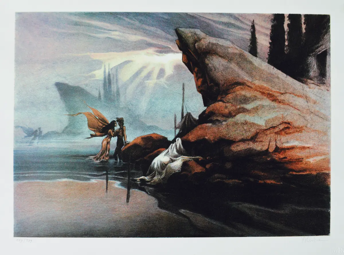 Yslaire Bernard - L’ile aux Amants, 1995 - Sérigraphie signée
