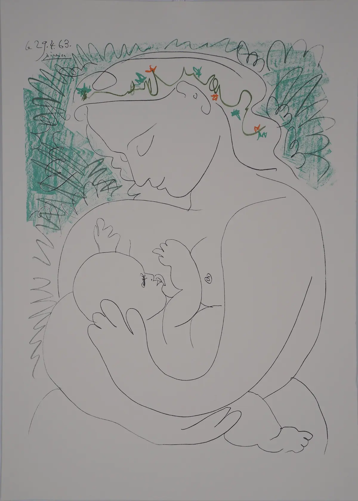 Pablo PICASSO : Grande Maternité - Lithographie signée