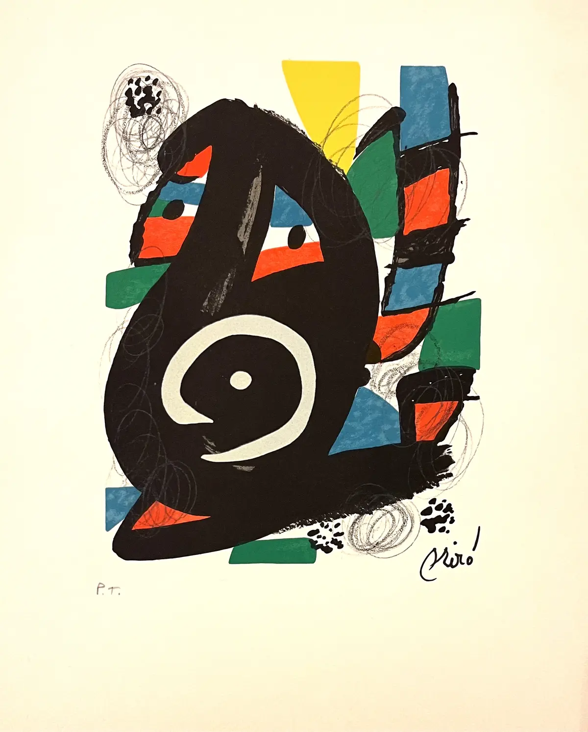 Joan MIRÓ - La mélodie acide, 1980 - lithographie originale