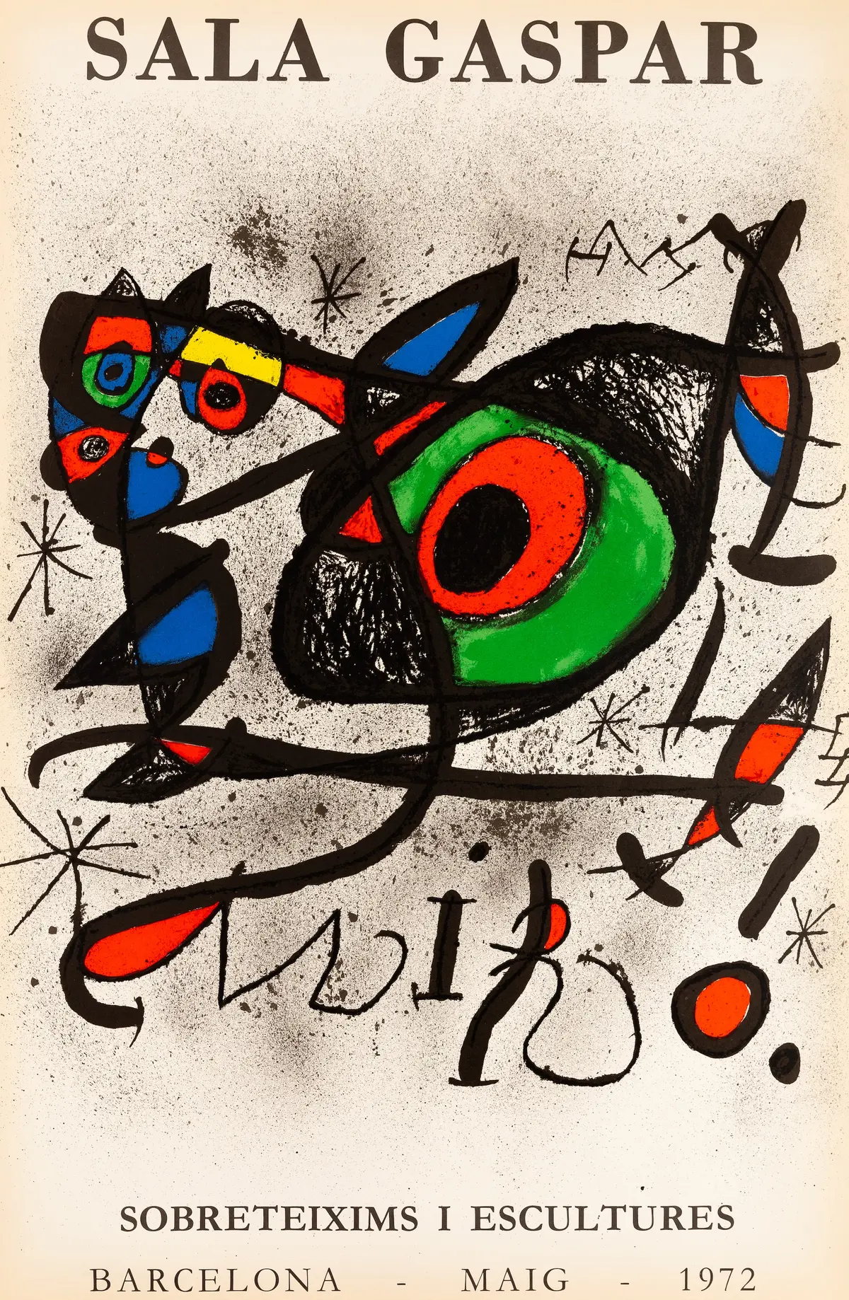 Joan MIRO : Sobreteixims i Escultures - Lithographie originale signée