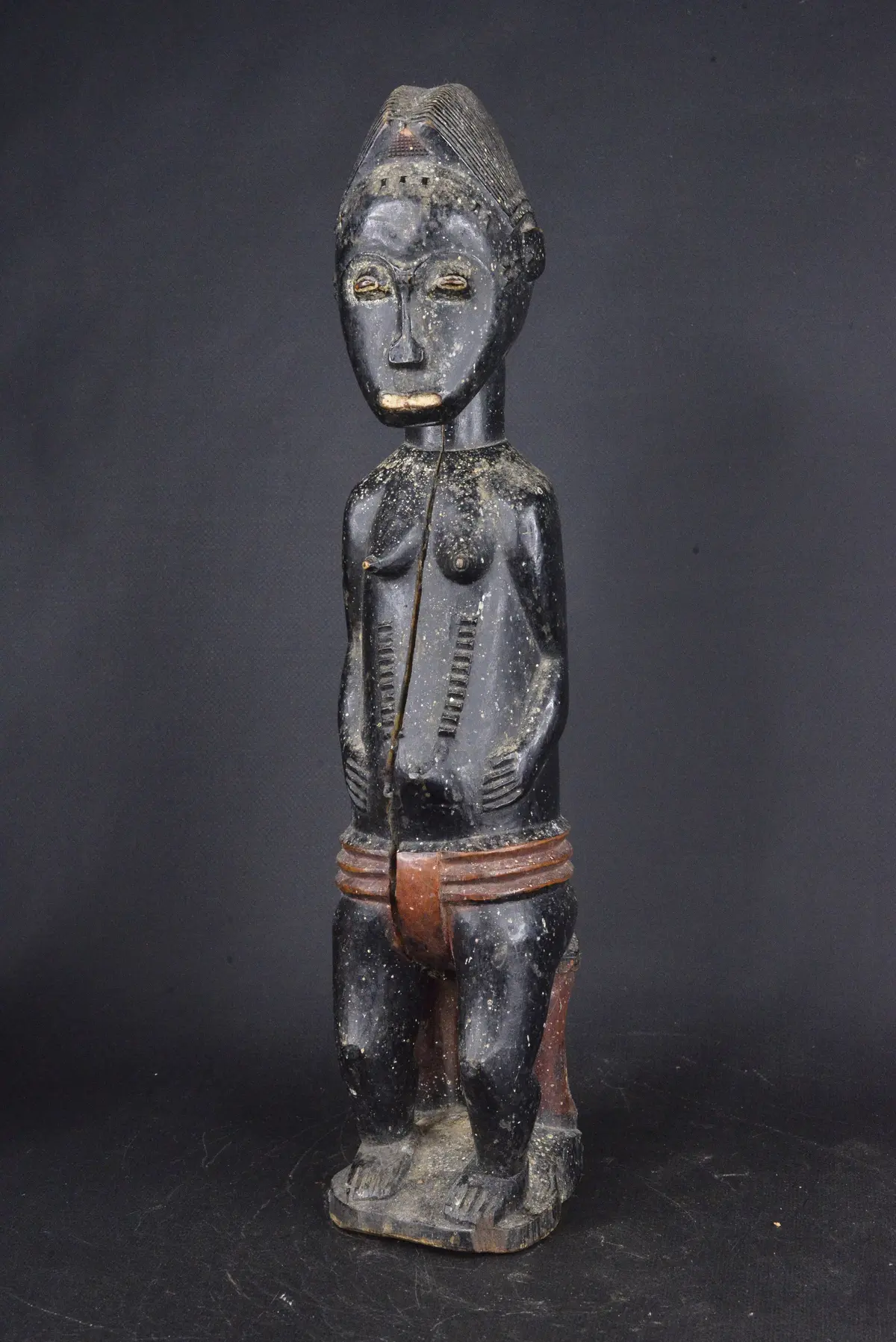 Côte d’Ivoire - Statue de reine Baoulé milieu du XXème siècle