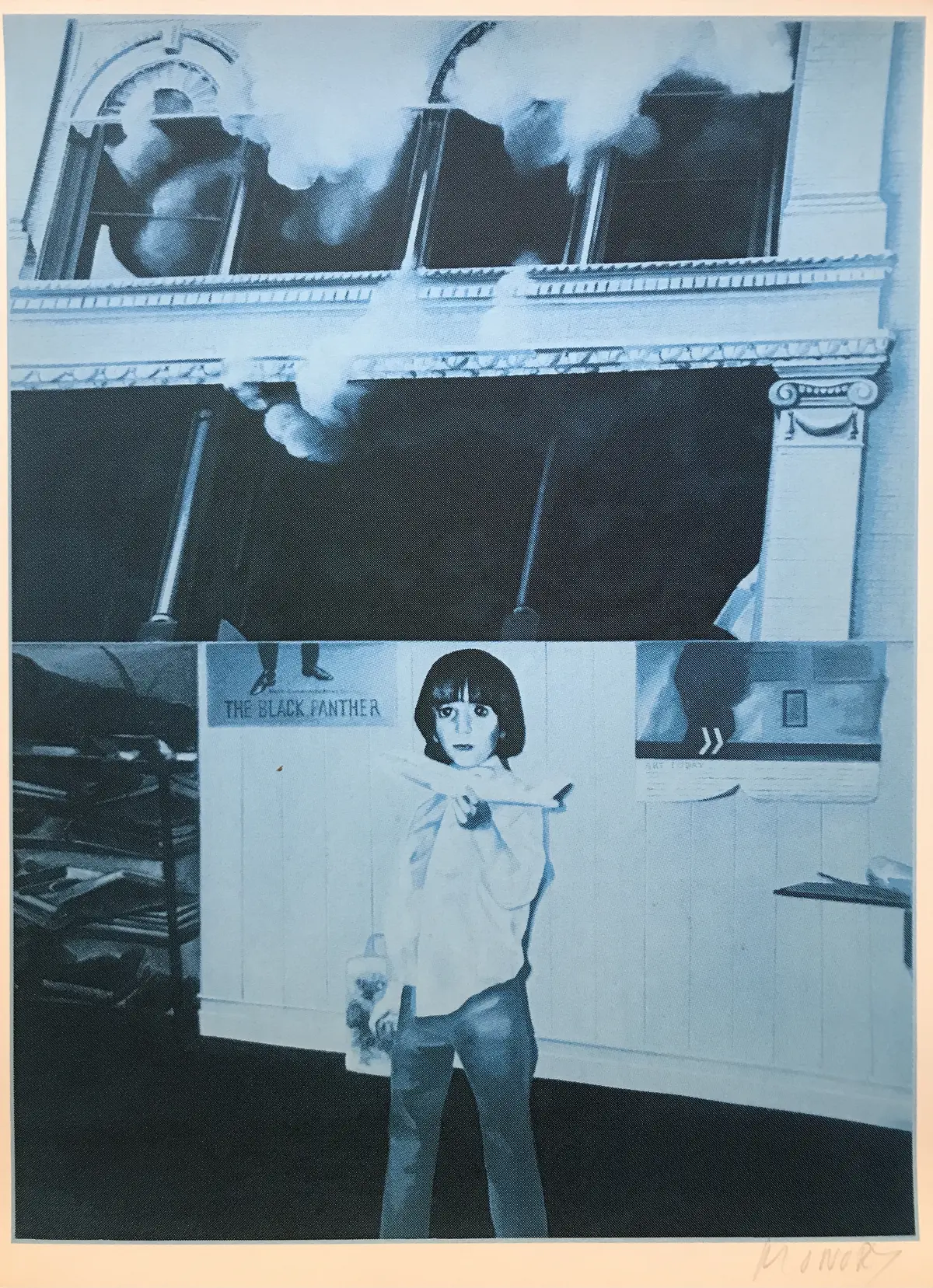 Jacques MONORY - USA Enfance, 1976 - Sérigraphie signée au crayon