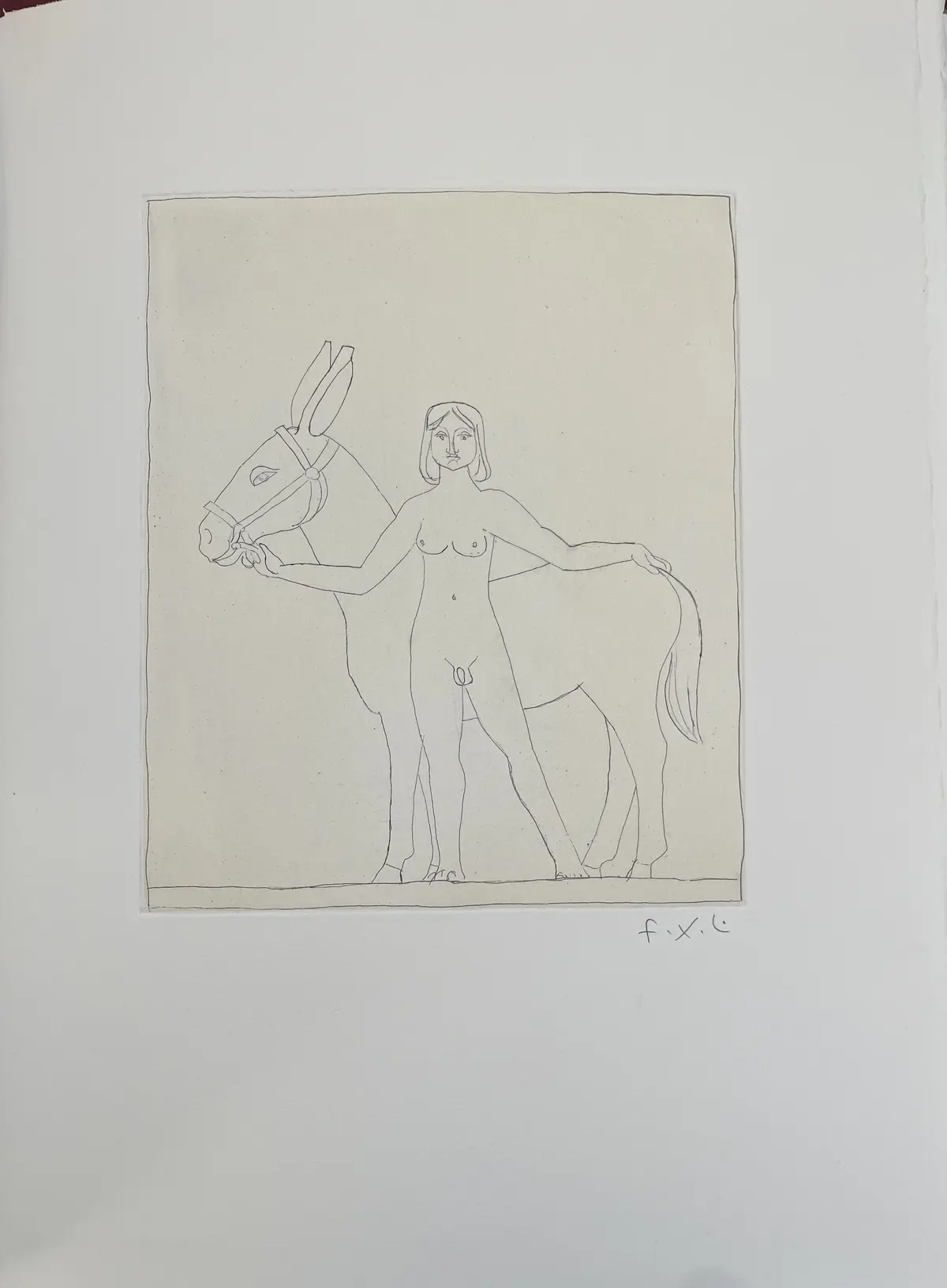 François-Xavier Lalanne (1927-2008) - L’âne, 2002 - Eau Forte
