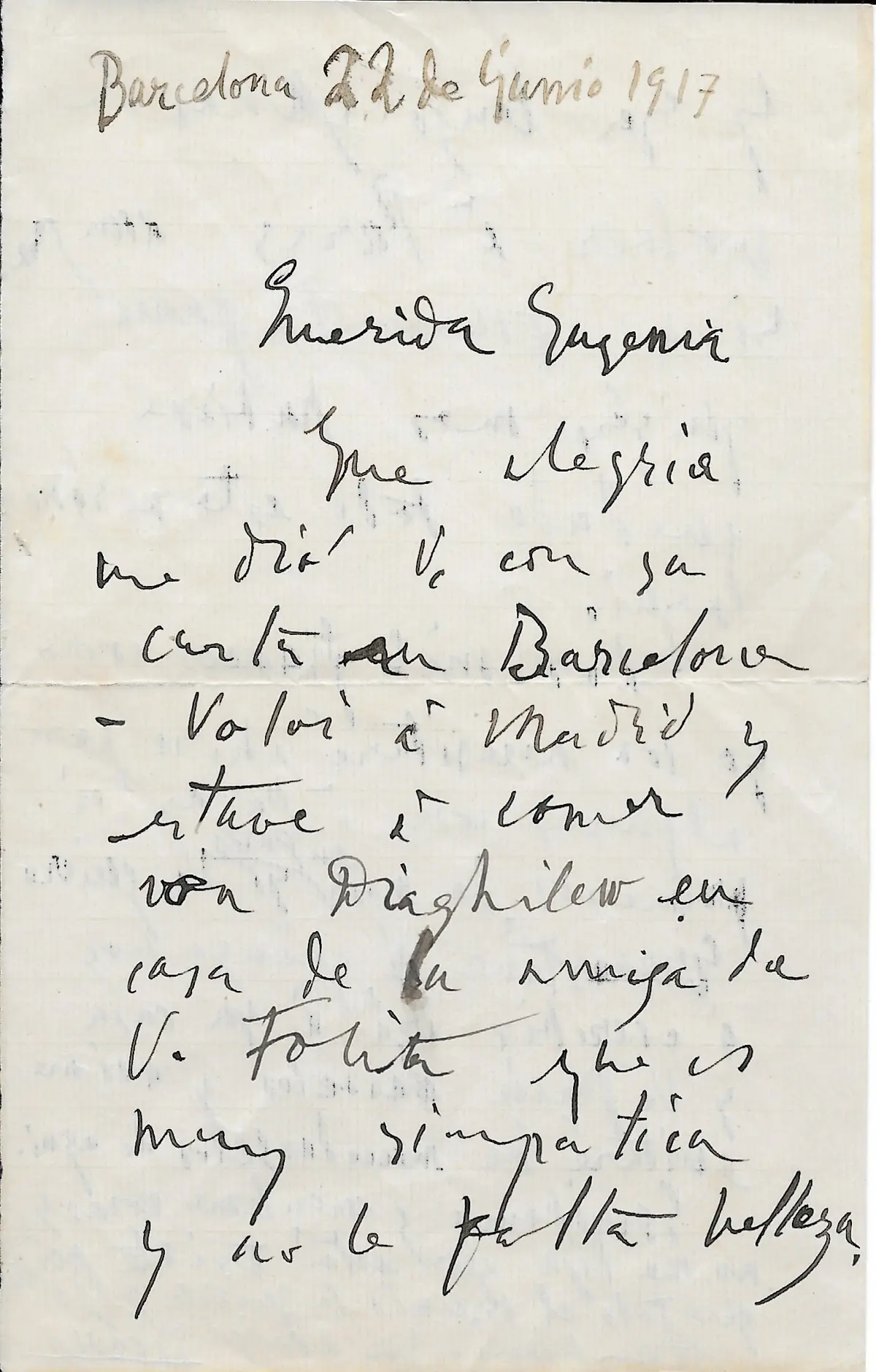 Pablo PICASSO - Lettre autographe signée